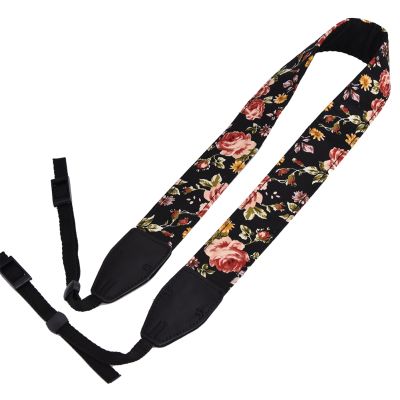 【แนว】 VBESTLIFE Universal Camera Neck Shoulder Strap Belt For All Slr/dslr Chinese Style Flower Design Camera Shoulder Belt