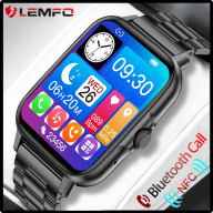 LEMFO 2022 Đồng hồ thông minh mới NFC Bluetooth Gọi điện theo dõi sức khỏe thumbnail