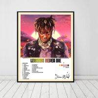 Juice Wrld โปสเตอร์ผ้าใบศิลปะติดผนังพิมพ์ลายตำนานไม่เคยหน้าปกอัลบั้มโปสเตอร์ป๊อปเพลงสมัยใหม่พิมพ์ลาย0706ที่อยู่อาศัย