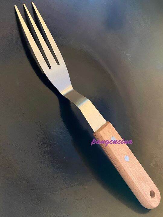 Pangcucina Stainless Wood Handle BBQ Meat Carving Fork Lazada PH