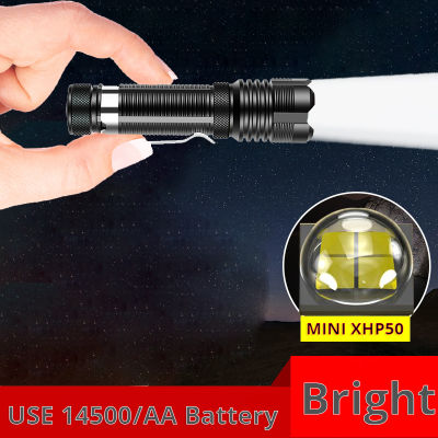 LM Mini LED Flashlight XHP50 5 Lighting Mode Waterproof Torch escopic Powerful Flashlight Outdoor ​Zoom Portable Torch