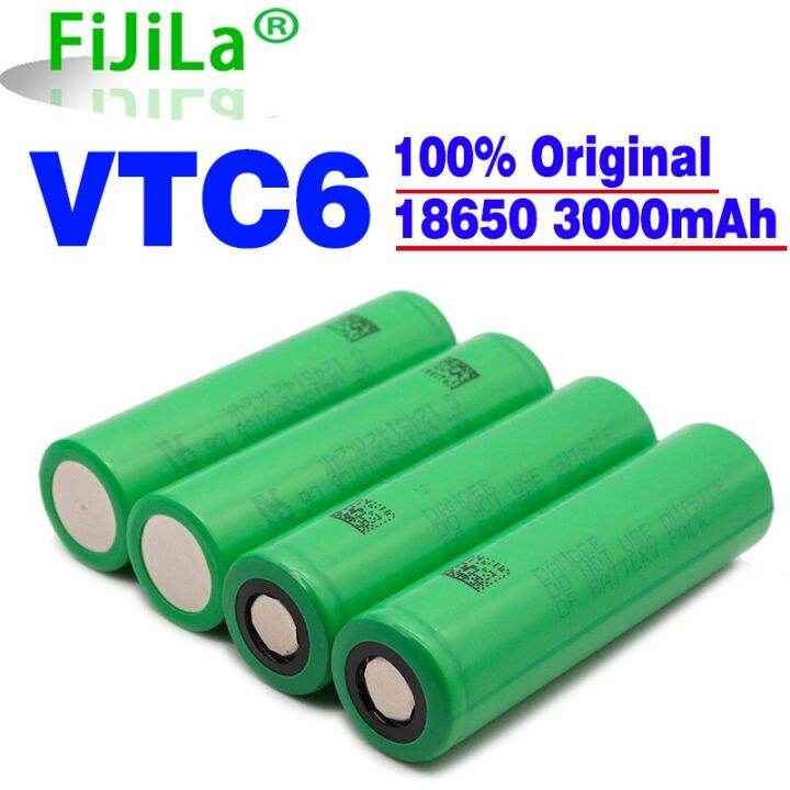1-20PCS VTC6 3,7 V 3000MAh Lithium-Ionen-Akku 18650สำหรับ US18650 VTC6 ...