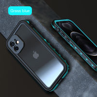 For iPhone 12 Pro Max 12 Mini 11 Pro X 10 XR XS Max Case IP68 Real Waterproof Clear Underwater Full Protection Phone Case Cover