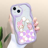 Cetus เคส Apple iPhone 15 Plus 15 Pro น่ารักลายเมโลดี้ของฉันเคสเนื้อครีมขอบลอนเคสโทรศัพท์เคสซิลิโคนแบบนิ่ม