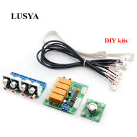 Lusya DIY ชุดและรีเลย์สำเร็จรูป4-Way Audio Input Signal Selector Switching RCA Audio Switch Input Selection Board