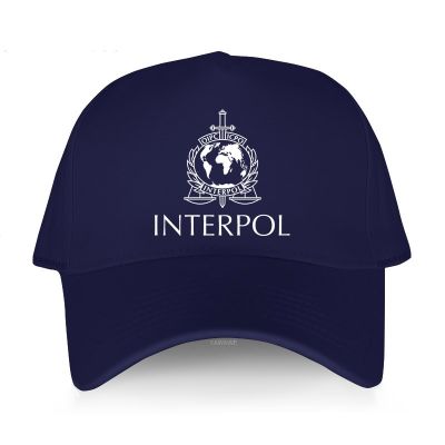 WQUO 【In stock】Funny design baseball caps for men OIPC ICPO INTERPOL INTERPOL women classic vintage style cap summer brand hat new arrived