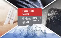 1 แถม 1  SanDisk Ultra microSDXC C10 100MB/s R-64GB U1 A1 UHS-1 4x6 10Y (SDSQUAR_064G_GN6MN) ( เมมโมรี่การ์ด ไมโครเอสดี การ์ด ) การ์ดหน่วยความจำ