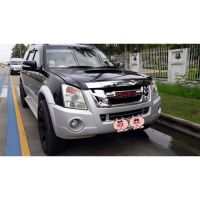 *โปรโมชั่นสุดคุ้ม* หน้ากระจัง DMAX All New 2012 แปลงเสร้จแต่งใส่ Isuzu mu-7 2007-2011 ให้เป็นหน้า D max All New + Logo สีแดง