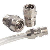 OD 4/6/8/10/12mm Hose Tube M5/1/8/ 1/4 3/8 1/2 Male Thread Pneumatic Fast twist Fittings Quick Joint Coupler Connector