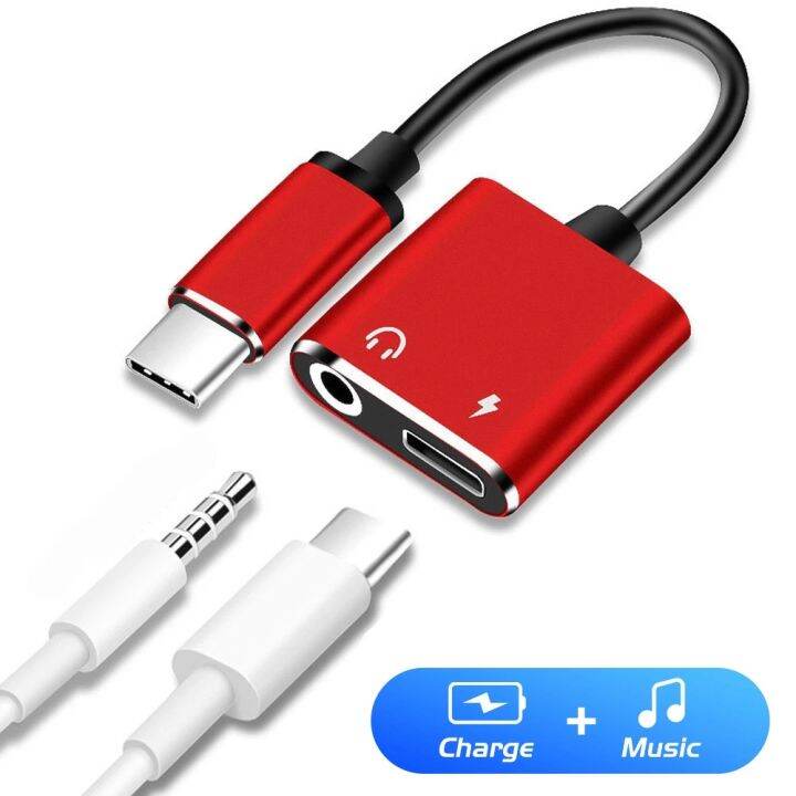 miao-2-in-1-usb-c-หูฟังชาร์จได้อะแดปเตอร์อะแดปเตอร์ประเภท-c-ถึง3-5มม-type-c-ตัวแยกสัญญาณเสียง