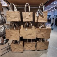 รับหิ้วของแท้ราคาถูกจาก Shop Muji กระเป๋าปอกระเจา Muji Jute Bags ใส่ของได้เยอะจุใจ มีให้เลือก 3 ขนาดจ้าา