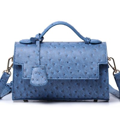 2020 Monogrammed Letters PU Leather Handbag Luxury Messenger Bag New Arrival Crossbody Bag Fashion Ostrich Pattern Women Bag