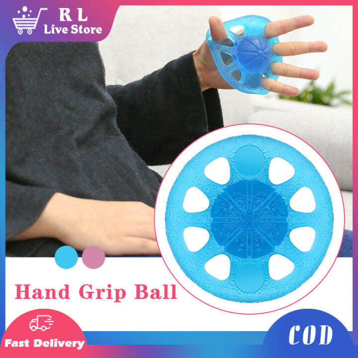 Silicone Hand Strengthener 8 Hole Hand Grip Ball Arthritic Finger
