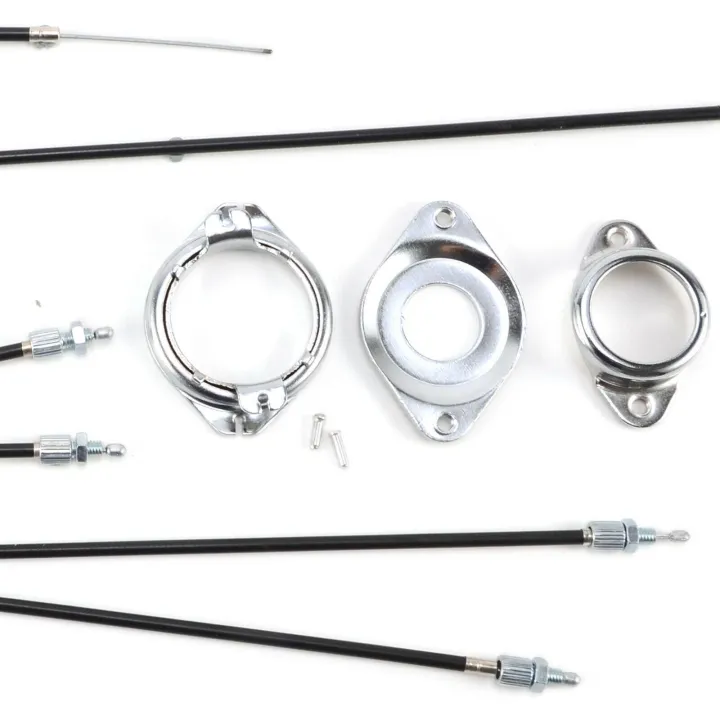 LazaraLife BMX Gyro Brake Cables Housing Complete Set Front & Rear