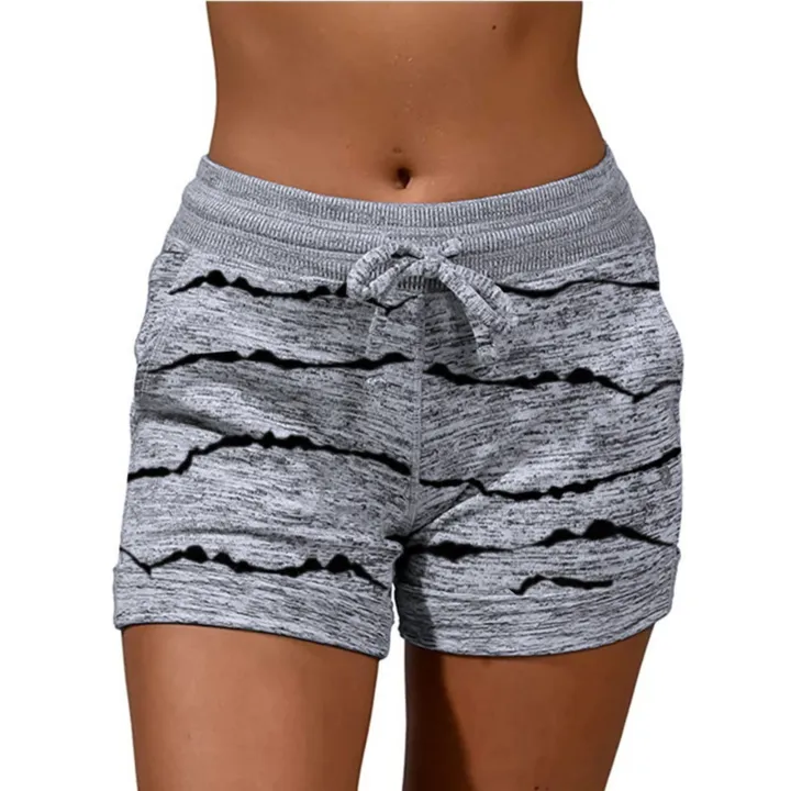 womens grey lounge shorts