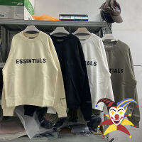 ใหม่ Essentials เสื้อผู้ชายผู้หญิงที่มีคุณภาพสูงเสื้อกันหนาวหมวกแฟชั่นสบายๆขนาดใหญ่ C Rewneck