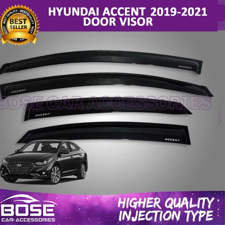 Premium Visor for Hyundai Accent 2019 2020 Injection / Inject Type ...