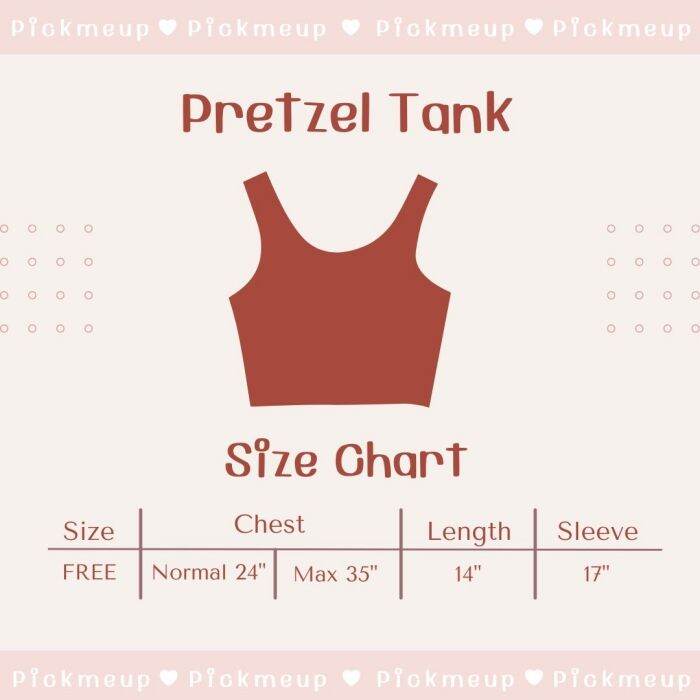 pickmeup-pretzel-tank-3สี-เสื้อกล้าม-เสื้อครอป-แขนกุดคอกลมสีพื้น-ผ้าเนื้อนิ่มใส่สบาย-ยืดได้เยอะสาวอวบใส่ได้นะคะ-top