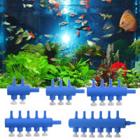 1Pc ปรับ2-6หัวออกแบบวาล์วควบคุมวาล์วอากาศออกซิเจนควบคุมวาล์วสำหรับ Aquarium ตู้ปลา