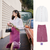 พร้อมส่ง「สินค้าลิขสิทธิ์แท้」Iris Boutique IS2381396 - IK2381397  Sakura shirt-skirt เสื้อแจ็คเก็ค  เสื้อผ้าแฟชั่นผู้หญิง กระโปรง (เสื้อซักแห้ง) ban