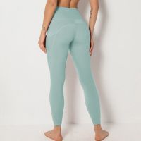 【CC】✸❒●  4 Colors NWT Gym Tight  Side Pockets 1:1 Pant Waist Leggings Super quality Stretch Fabric