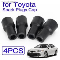 ▧ 4pcs Spark Plugs Cap Connector Ignition Coil Coils Plug Tip Rubber Cover For Toyota Yaris Vios Camry Corolla Prius 9091911009