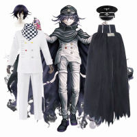 อะนิเมะ D Anganronpa V3 Kokichi Oma เครื่องแบบผ้าพันคอเสื้อคลุมเครื่องแต่งกายคอสเพลย์ประธาน Oma คอสเพลย์เสื้อคลุมฮาโลวีนเทศกาลเครื่องแต่งกาย