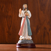 Cotott พระเยซูคริสต์พรรูปปั้นศักดิ์สิทธิ์ศาสนา Ascension วัน Figurine Divine Mercy รูปหน้าแรกแท่นบูชาตกแต่งศักดิ์สิทธิ์ของขวัญ