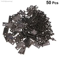 ♦♠ 250pcs/Set Heavy Duty Hinges Automatic Self Closing Spring Hinges Metal Hinge For Jewelry Box (50pcs Hinges And 200pcs Screws)