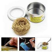 Soldering Iron Tip Cleaner with ss Wire Sponge No Water Needed Tin Cleaner ss Wire Sponge Balls Cleaning Tools