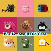 READY STOCK! For Lenovo HT05 Case Cartoon Innovation Series for Lenovo HT05 Casing Soft Earphone Case Cover