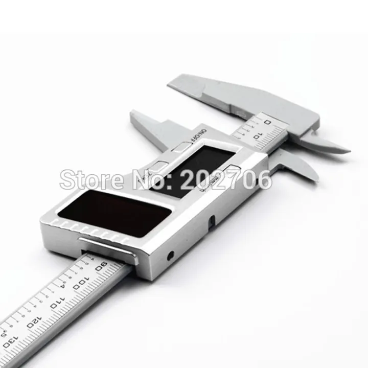 150MM/6 quot; Solar Digital Caliper Solar Energy Electronic Vernier Caliper 0 150mm Solar