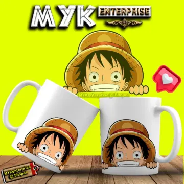 One Piece Mug Luffy - Ace - Sabo Three Brothers Ceramic Cup [ Hot