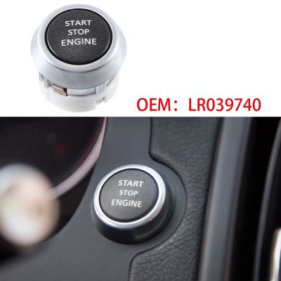 LR039740 Car Ignition Switch Push Button ABS Ignition Switch Car Start Stop Button for Land Rover Freelander L359 2013-2015