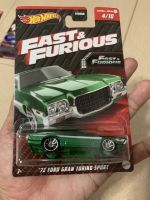 Hot wheels Fast and Furious 72 Ford Gran Torino Sport ล้อพลาสติก รถสวย แพ็คสวย ของแท้ ลิขสิทธิ์แท้ โมเดล รถเหล็ก 1/64 ของแท้ 100% สินค้าพร้อมส่ง