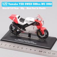 1/22 Scale Italei โมเดลรถมอเตอร์ไซค์500cc Ow98 Yamaha Yzr 1988ไรเดอร์3 E. Lawson รถโมเดลรถจักรยานของเล่นแข่งรถสำหรับสะสม