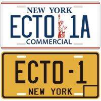 Tin Signs Ghostbusters License Plate Memorabilia, Aluminum, Embossed Replica, Movie Prop Metal