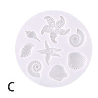 [pengxia] COD แม่พิมพ์สัตว์ทะเล DIY seahorse Sea Star SHELL ซิลิโคนแม่พิมพ์ตกแต่งเค้ก