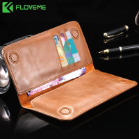 5.5 inch Wallet Mobile Phone Case For 12 11 Pro XS Max 6 6S 7 8 Plus Leather Bag For Samsung XiaoMi LG Accessories