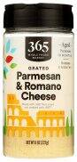 BỘT PHÔ MAI PARMESAN - ROMANO RẮC 365 by Whole Foods Market, Cheese Grated