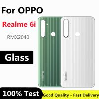 6.5 "สำหรับ Oppo เคสกระจกหลังประตูฝาหลังปิดโทรศัพท์ด้านหลัง6i Realme สำหรับ Realme 6i ฝาหลังปิดโทรศัพท์