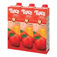 [ส่งฟรี!!!] ทิปโก้ น้ำแอปเปิ้ล 100% ขนาด 1000 มล. แพ็ค 3 กล่องTIPCO 100%APPLE JUICE 1000ML.X3