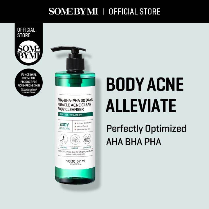 [SOME BY MI] AHABHAPHA 30 Days Miracle Acne Clear Body Cleanser 400g Lazada PH