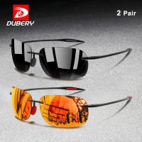 DUBERY Square Rimless Sunglasses Men Driving Shades Ultralight Glasses Frame Outdoor Fishing Sun Glasses UV400 Eyewear 2 Oculos