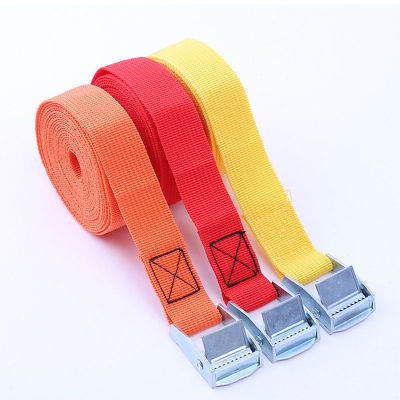 5M*25mm Car Tension Rope Tie Down Strap Strong Ratchet Belt Luggage Bag Cargo Lashing With Metal Buckle Tow Rope Tensioner