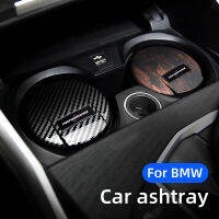 Car Ashtray Portabale LED Light e Ashes Holder for BMW X3 X4 X5 X6 3 5 Series E70 E71F10 F11 F18 Ceramic liner