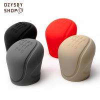 DZYSGY ที่หุ้มเกียร์ซิลิโคนเคสกันกระแทกรถยนต์,ที่จับ6สปีดด้วยมือแบบพกพาสวมใส่สบายตกแต่งที่จับเกียร์