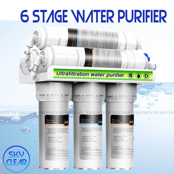 6 stages Water Purifier, Water Filter Ultra-filtration Complete Set ...