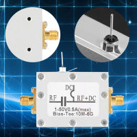 10MHz-6GHz Coaxial Bias Tee ความถี่ไมโครเวฟ Coaxial Bias สำหรับเครื่องขยายสัญญาณวิทยุบรอดแบนด์การสื่อสารด้วยใยแก้วนำแสง