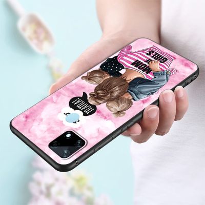 Mobile Case For realme C25 C25S Case Back Phone Cover Protective Soft Silicone Black Tpu Cat Tiger